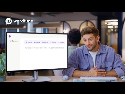 Use AI to do more. Try Wordtune