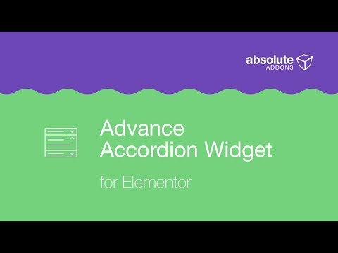 Advance Accordion Widget For Elementor || Absolute Addons