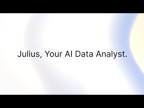 Julius: Your AI Data Analyst