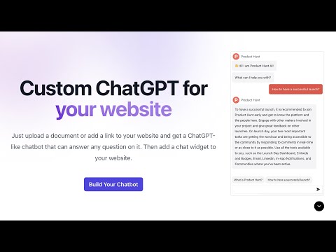 Chatbase Demo for Product Hunt