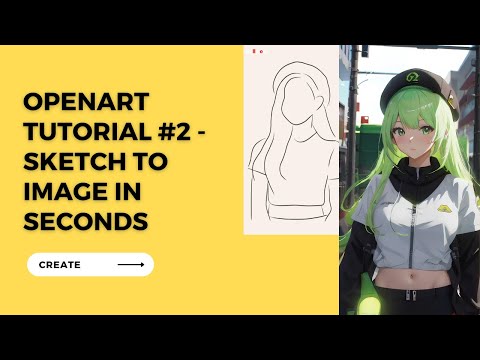 OepnArt Tutorial 2 - Create Fully-rendered Images With a Simple Sketch (Prompts Optional)