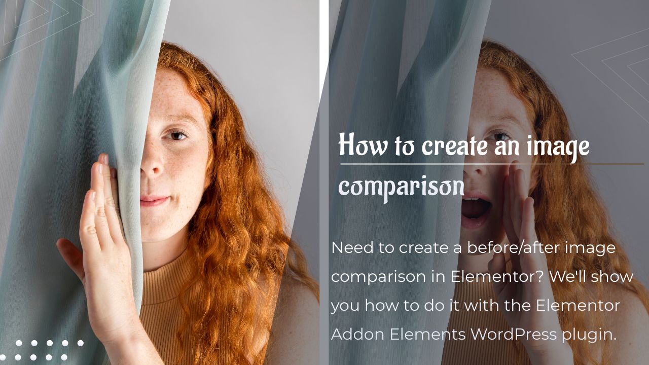 how to create an image comparison