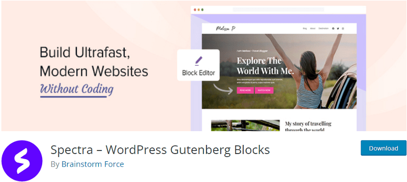 éditeur de blocs WordPress - 1