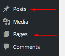pages et articles - Custom Post Types