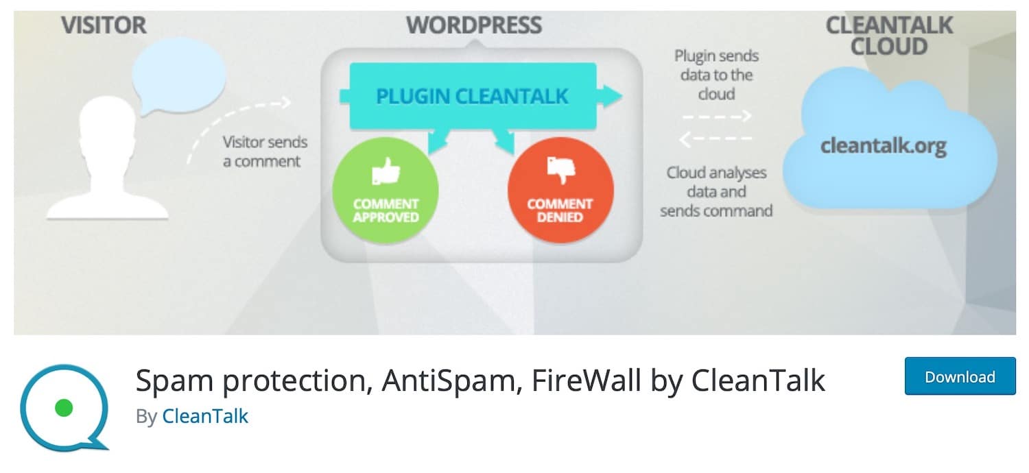 plugin Spam protection, AntiSpam, FireWall - commentaires indésirables dans WordPress
