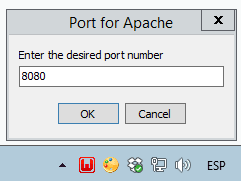 Définition d’un autre port pour votre serveur Apache.
