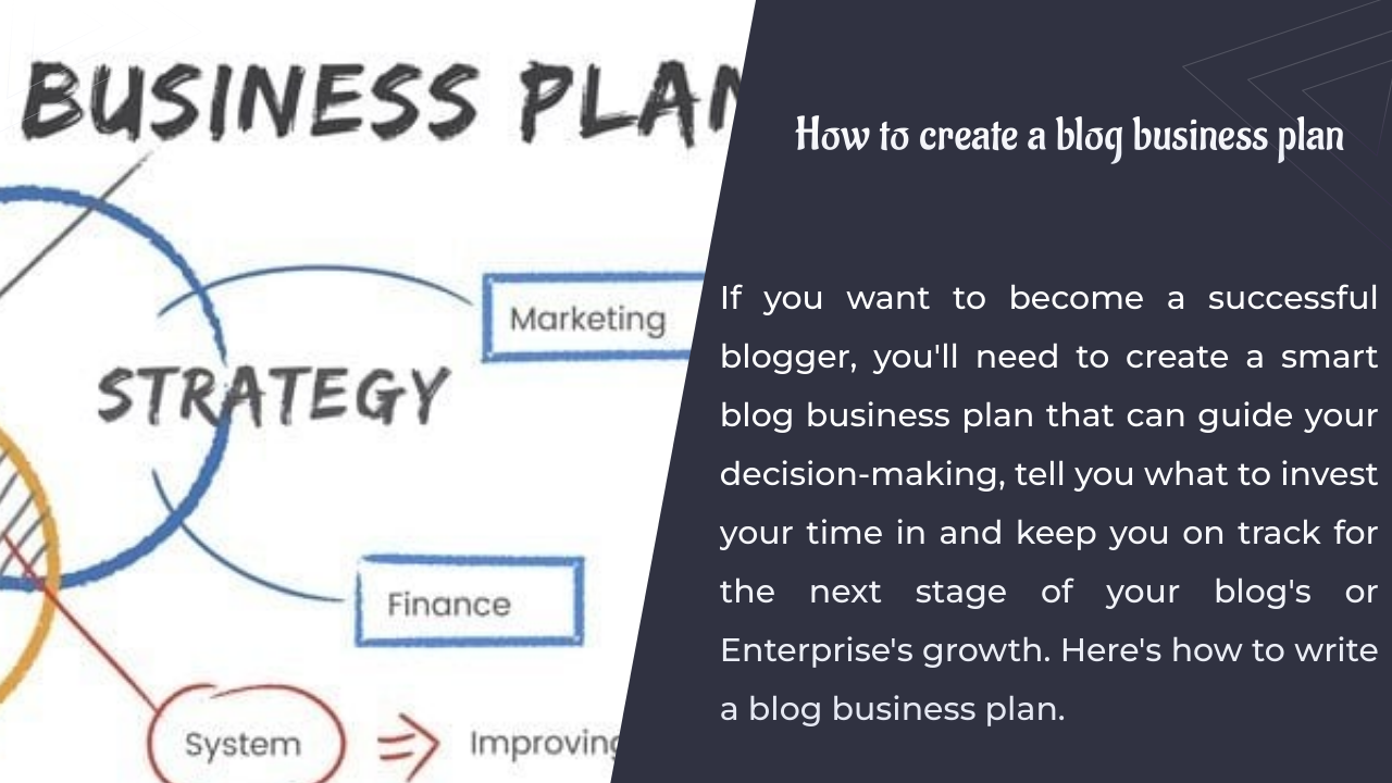 Comment créer le Business plan d'un blog