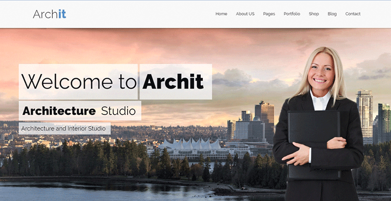 Archit themes wordpress creer site web entreprise construction genie civil renovation