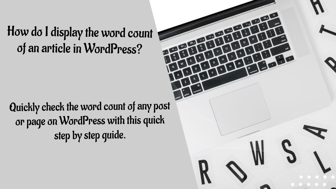 display wordcount wordpress