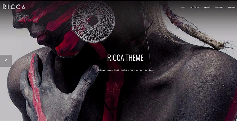 Ricca themes wordpress creer site web agence creative