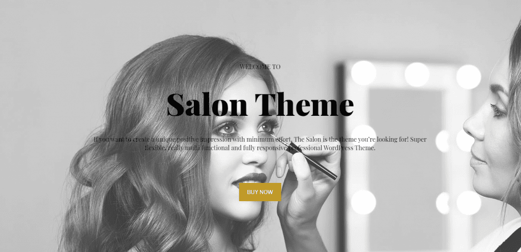 SALON thèmes WordPress de salon de coiffure