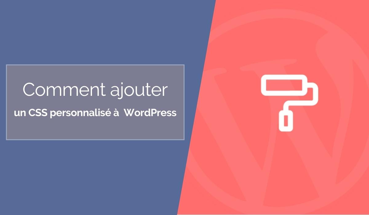 ajouter css personnalise
