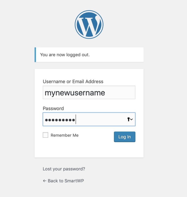 Comment modifier le nom d'utilisateur WordPress