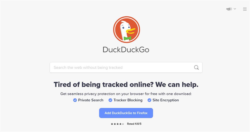 duckduckgo private search engine
