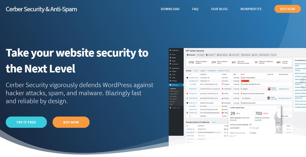 wordpress security cerber security