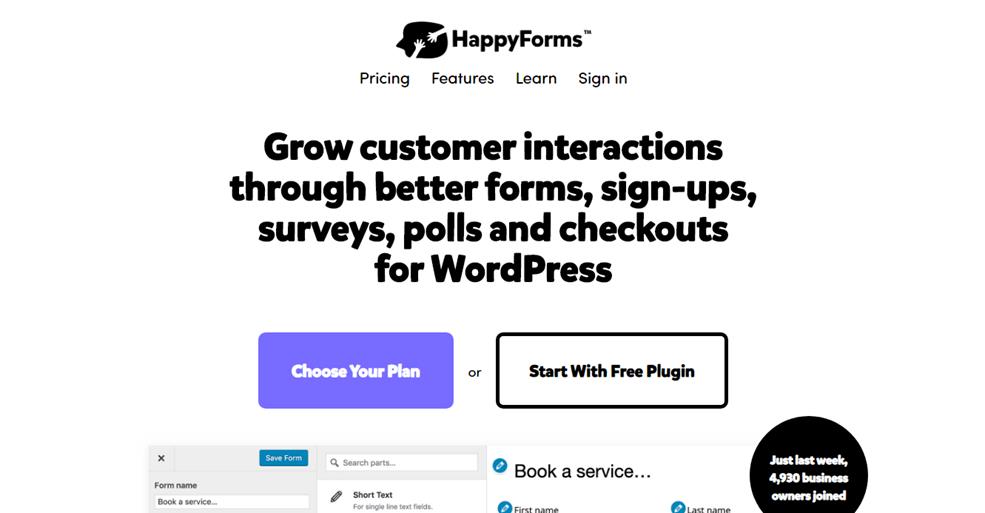 best contact forms happyforms