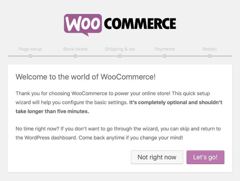 starting with woocommerce