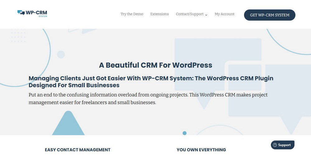 wp crm system wordpress