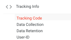 click on tracking code