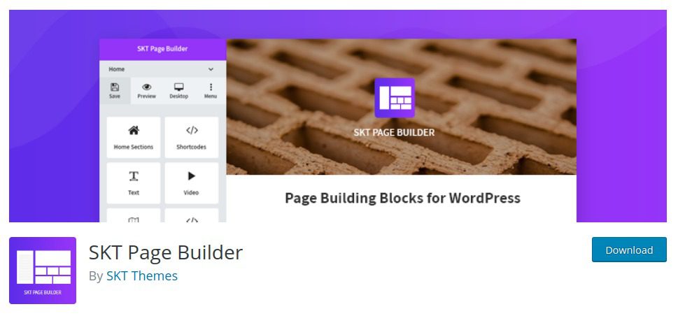 skt page builder wordpress