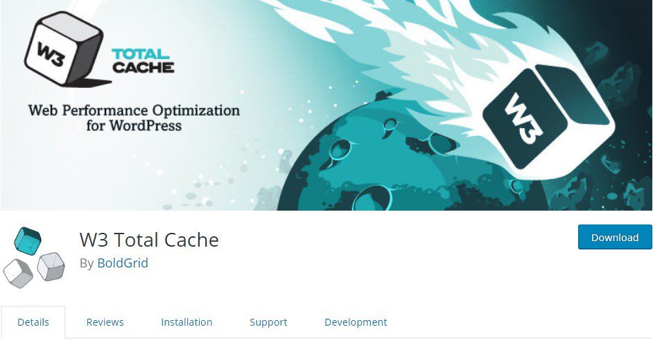 w total cache download page