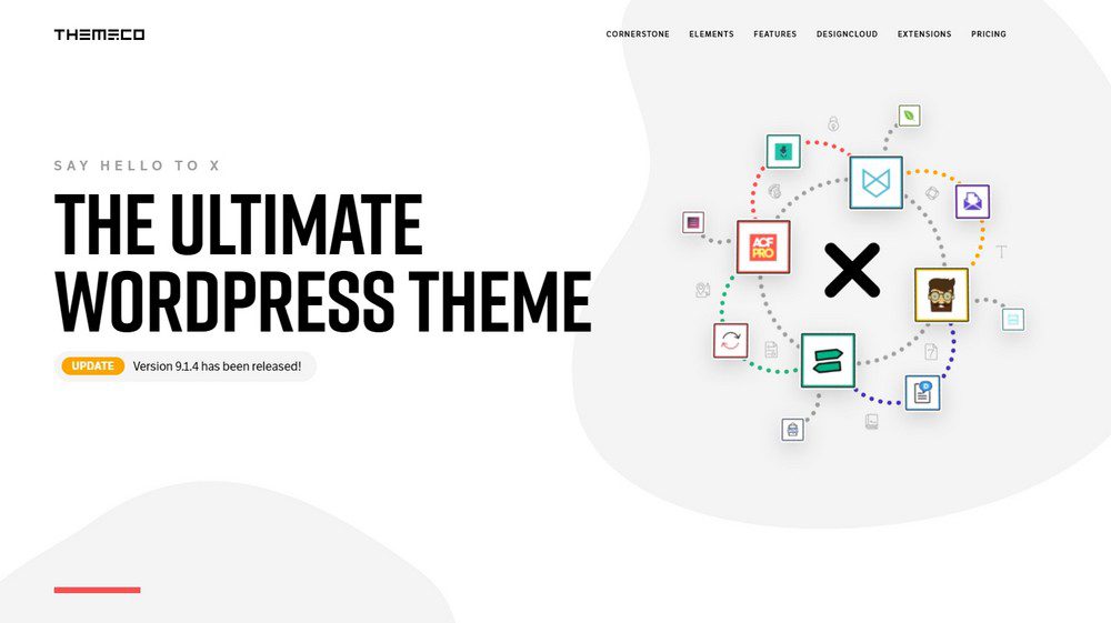 x theme by themeco
