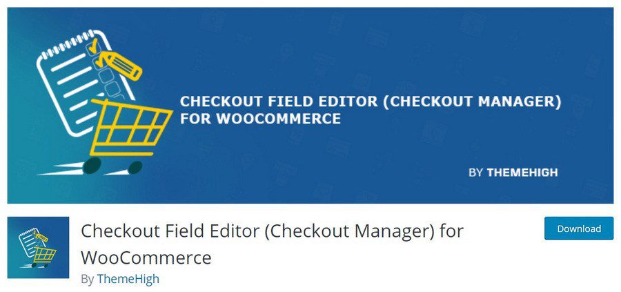 checkout field editor checkout manager wordpress plugin