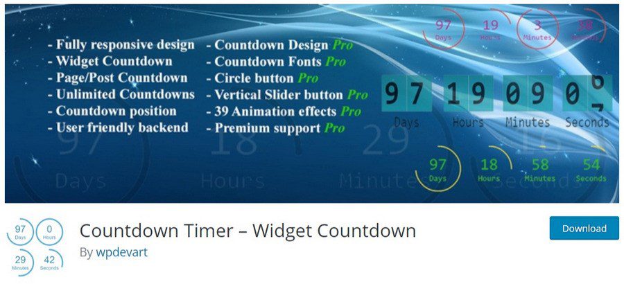 countdown timer wordpress plugin