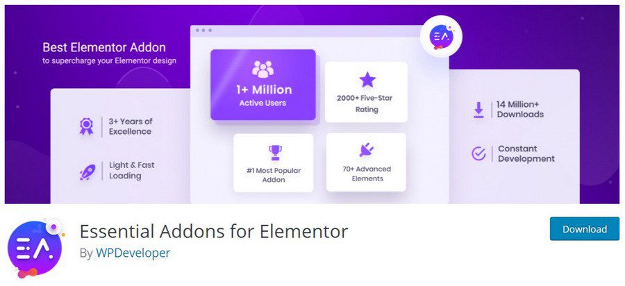 essential addons for elementor wordpress plugin