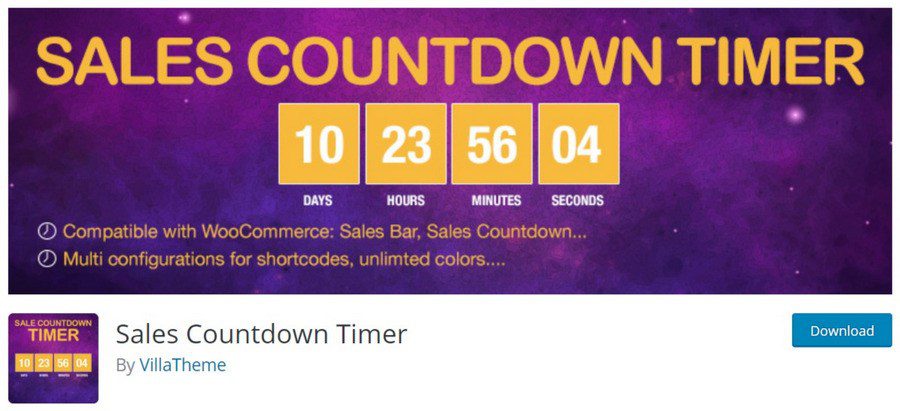 sales countdown timer wordpress plugin