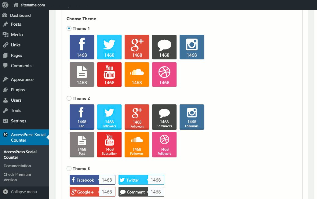 best social media plugin accesspress button themes