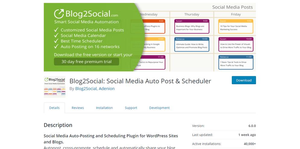 social plugins blog social