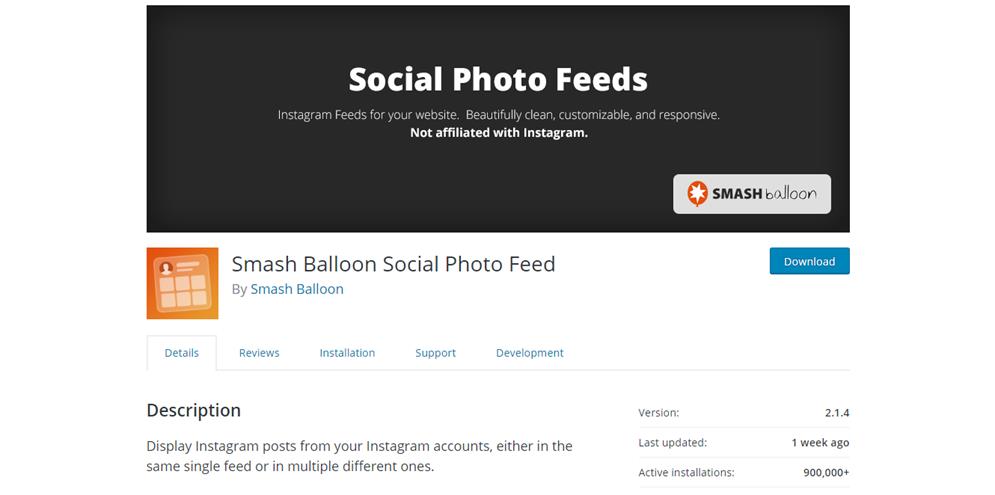 social plugins smash balloon