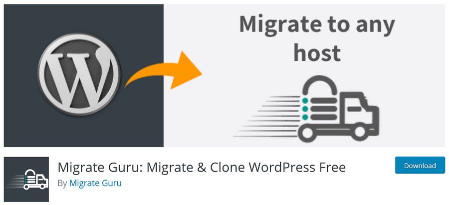 migrate guru migrate clone wordpress plugin