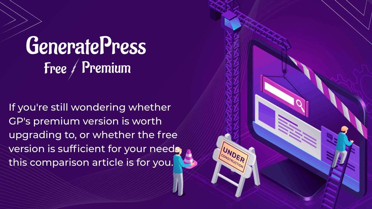 GeneratePress Gratuit vs Premium