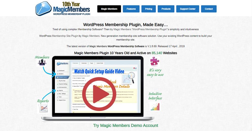 magicmembers website