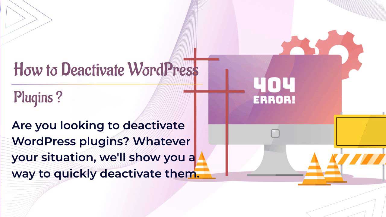désactiver les plugins WordPress