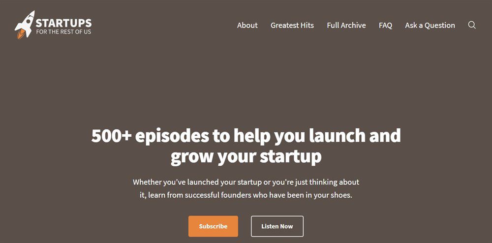 startups for the rest of us podcast