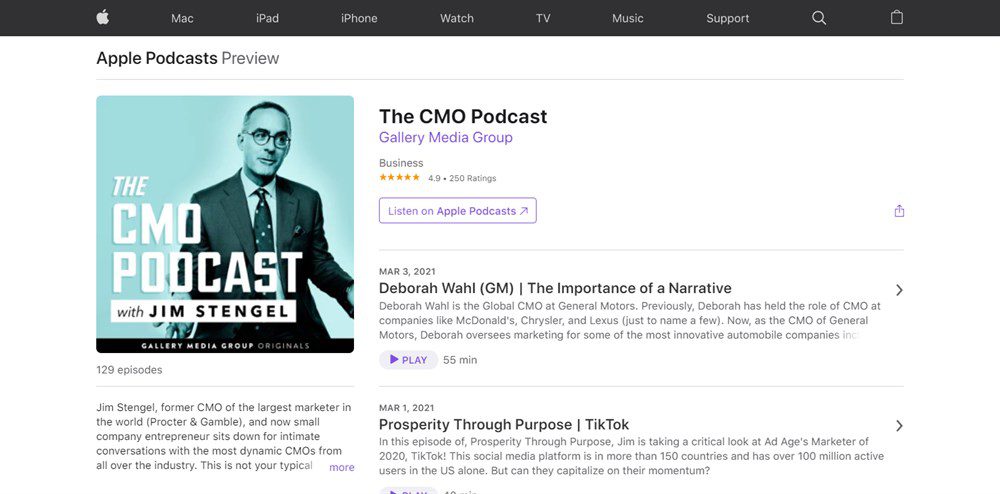 the cmo podcasts