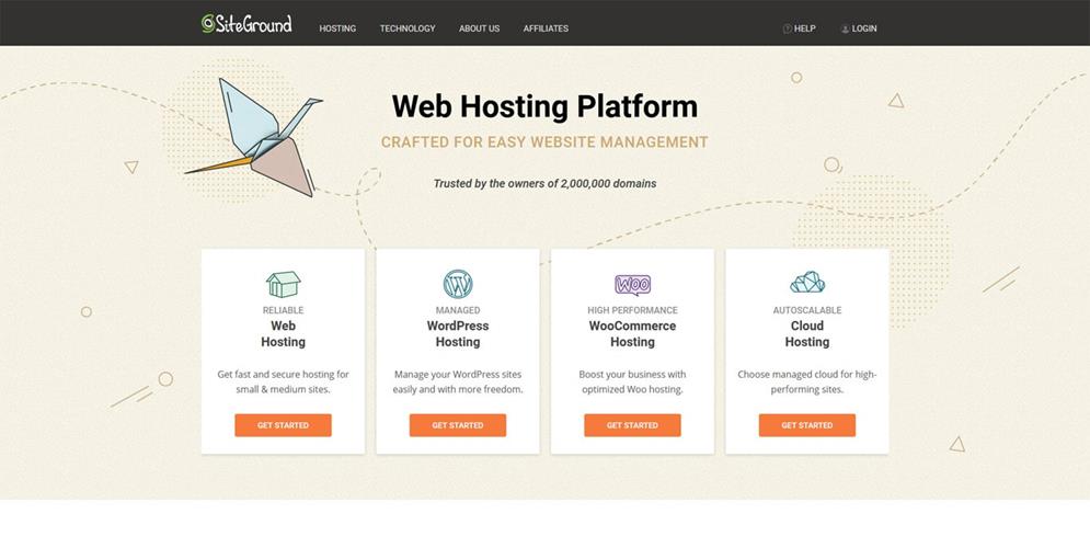 siteground hosting platform