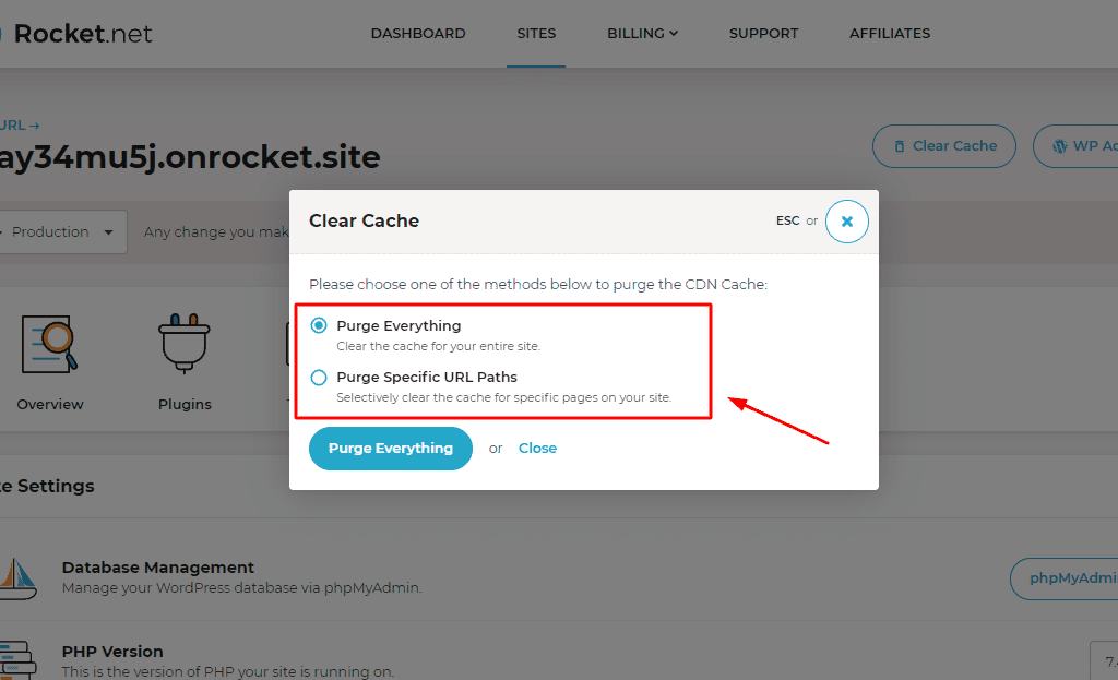 Cache Rocket.net