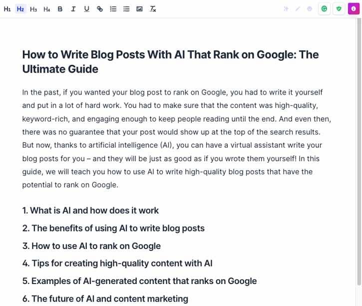 Comment écrire des articles de blog avec Jasper AI