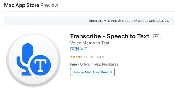 transcribe app speech to text