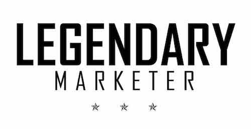 legendary marketer black logo