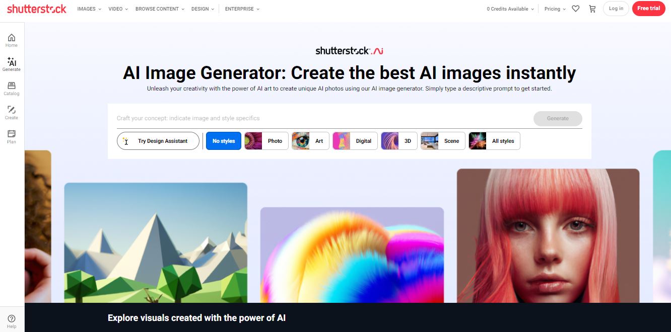 ai image generator transform images from text shutterstock