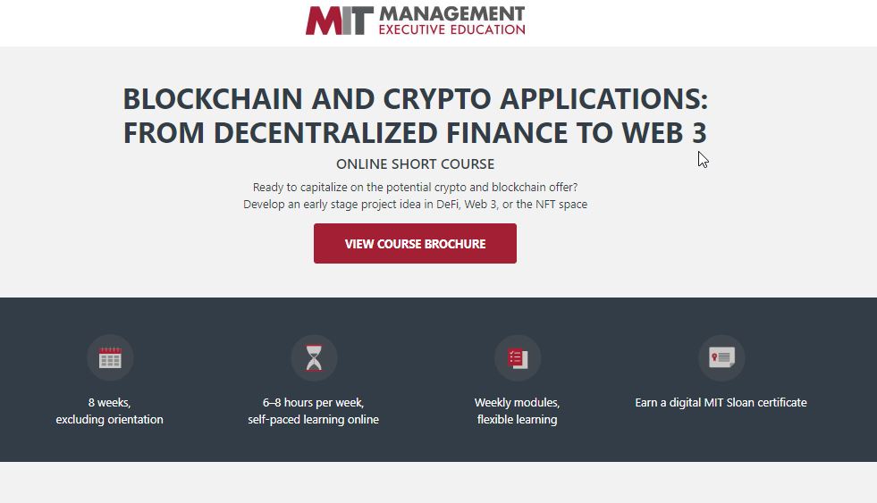 mit sloan school of management blockchain and crypto applications