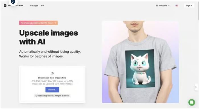 icons smart upscaler - outils IA de redimensionnement d'images
