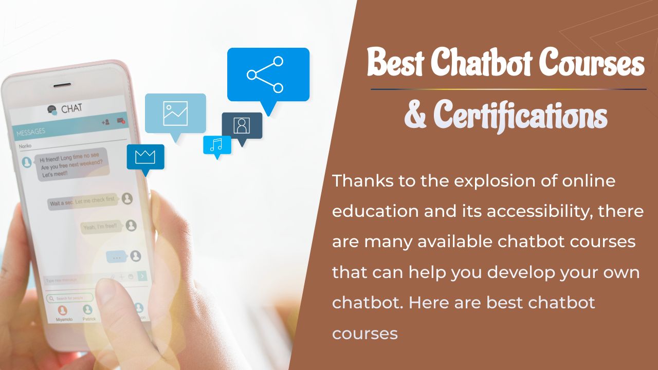 meilleurs cours et certifications de chatbot