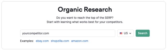 serp features organic research tool