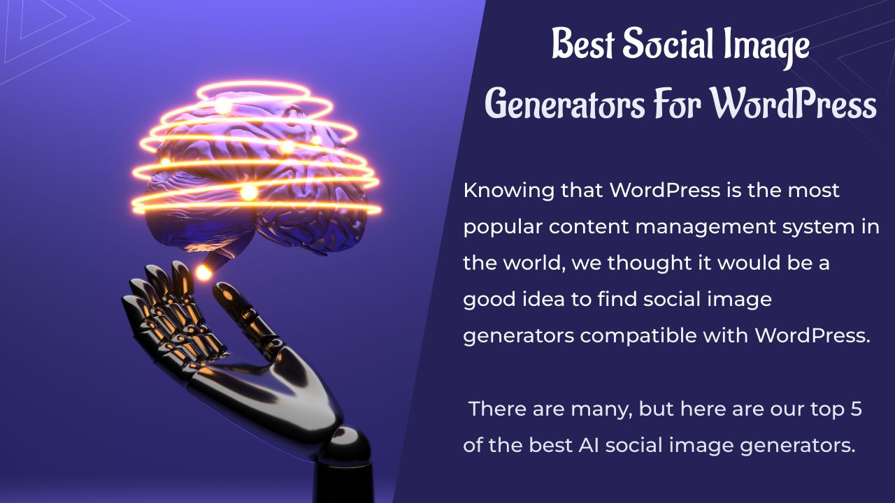 Le top 5 des meilleurs générateurs d'images sociales pour WordPress (2024)